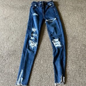 American Eagle Super Hi-Rise Jegging size 00